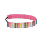 抽象的なスコットランドの格子縞 アスレチックヘッドバンド (左)