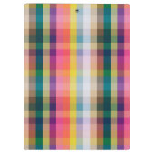 抽象的なスコットランドの格子縞 クリップボード (裏面)
