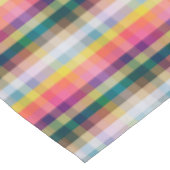 抽象的なスコットランドの格子縞 テーブルクロス (アングル)