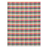 抽象的なスコットランドの格子縞 テーブルクロス (正面)