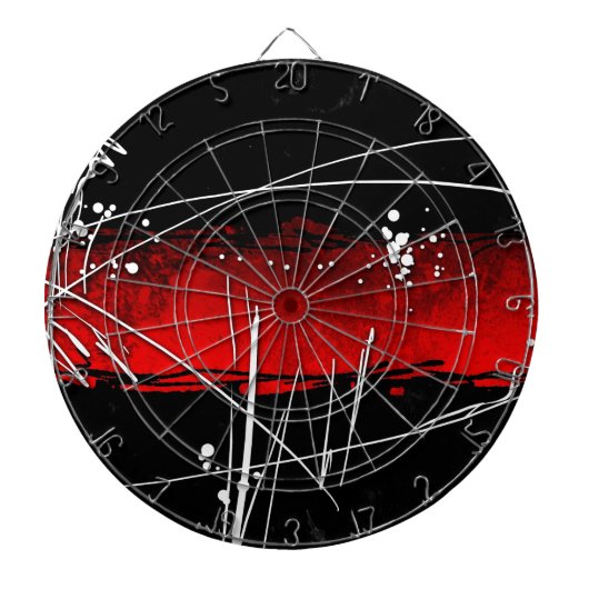抽象的なスタイル16 ダーツボード (正面)