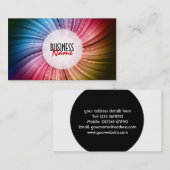 抽象的なスターバストの名刺 名刺 (正面/裏面)