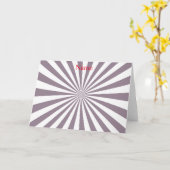 抽象的なスターバースト サンダーコーブ カード (黄色い花)