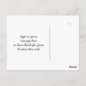 抽象的なステンドグラス カラフルなグリーンとピンクのモザイク ポストカード (裏面)