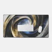 抽象的なスパイラルにおける宇宙 デスクマット (キーボード&マウス)