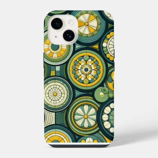 抽象的なスマホケース iPhoneケース (裏面)