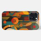 抽象的なスマホケース iPhoneケース (裏面横)