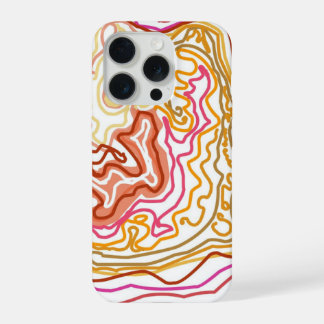 抽象的なスマホケース iPhone 15 PROケース