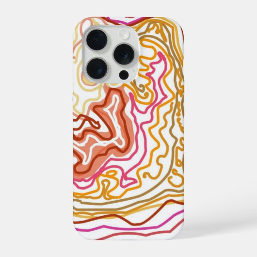 抽象的なスマホケース iPhoneケース (裏面)