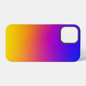 抽象的なスムース背景。鮮やかな壁紙。モダン iPhoneケース (裏面横)