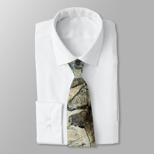 抽象的なタイの芸術- Chauvet Lascauxの洞窟の馬 ネクタイ (タイ)