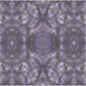 抽象的なダークパープルの水彩画アート シール (正面)