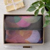 抽象的なティッシュペーパーの黒のトリム 薄葉紙 (ギフト)