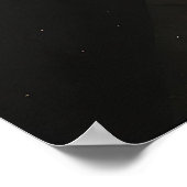 抽象的なテクスチャの斜め 赤と金 ポスター (角)