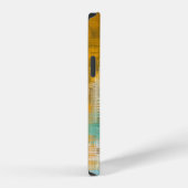 抽象的なテクスチャ。2Dイラスト。表現力豊かな手描き iPhoneケース (右側面)