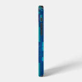 抽象的なテスト画面の異常 iPhoneケース (左側面)