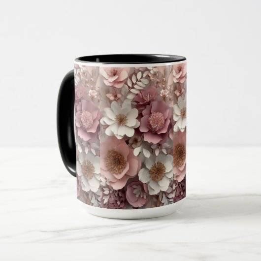 抽象的なデザインがかっこいいコーヒーカップ マグカップ (正面左)