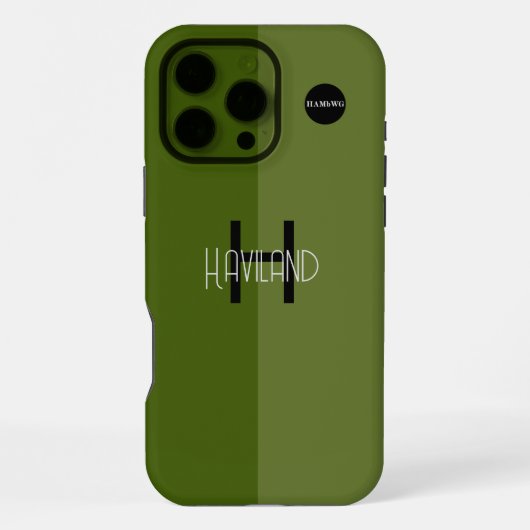 抽象的なデザインの携帯ケース HAMbWG iPhoneケース (裏面)