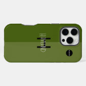 抽象的なデザインの携帯ケース HAMbWG iPhoneケース (裏面横)