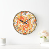 抽象的なデザイン - 甘いものに着想を得た ラージ壁時計 (ホーム)