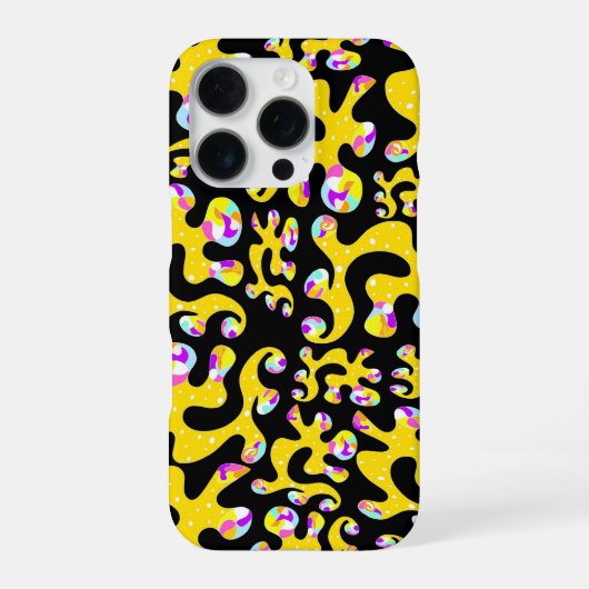 抽象的なデザイン iPhoneケース (裏面)