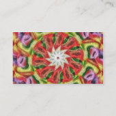 抽象的なデジタルアート 名刺 (裏面)