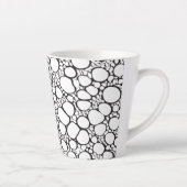 抽象的なデジタルアート 10 カフェラテマグ (右)