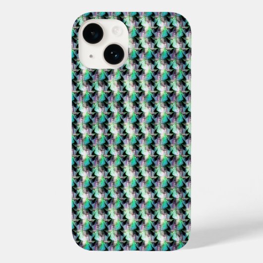 抽象的なデジタルパターン デザイン 1221 - iPhoneケース Case-Mate iPhoneケース (裏面)