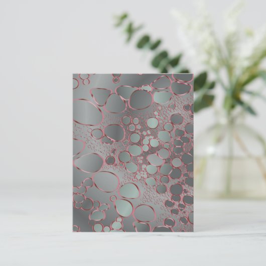 抽象的なデジタル作品3 シーズンポストカード (スタンド正面)