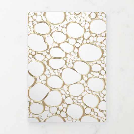 抽象的なデジタル作品4 三つ折りクリスマスカード (カバー)