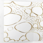 抽象的なデジタル作品4 三つ折りクリスマスカード (内部最初)