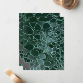 抽象的なデジタル作品9 ノートカード (正面/裏面インサイチュ)