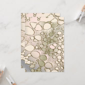 抽象的なデジタル作品 5 カード (正面/裏面インサイチュ)