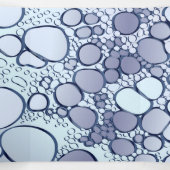 抽象的なデジタル作品 6 三つ折りクリスマスカード (内部中)