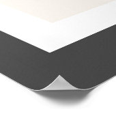 抽象的なトレンディなデザイン ポスター (角)