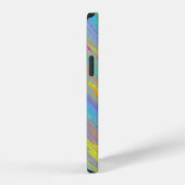 抽象的なトロピカルサマーファン iPhoneケース (右側面)