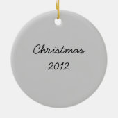 抽象的なトンボのクリスマスのオーナメント セラミックオーナメント (裏面)