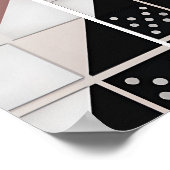 抽象的なドミノ ポスター (角)