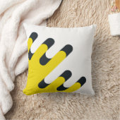 抽象的なドリップ クッション (ブランケット)