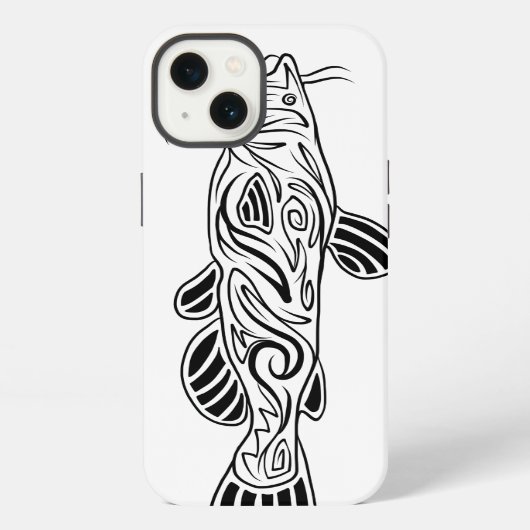 抽象的なナマズのiPhone6ケース iPhoneケース (裏面)