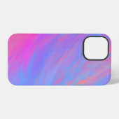 抽象的なネオンインクフロー iPhoneケース (裏面横)