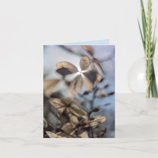 抽象的なハイドレンチア カード (正面)