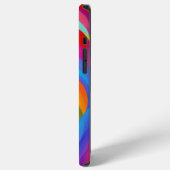抽象的なハートがキュート iPhoneケース (左側面)