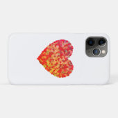 抽象的なハートの紙吹雪アート Case-Mate iPhoneケース (裏面(横))