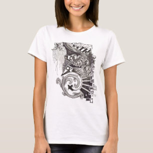 抽象的なハ虫類 Tシャツ