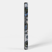 抽象的なバブルパターン iPhoneケース (右側面)