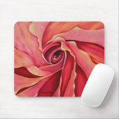 抽象的なバラのつぼみ マウスパッド (マウス)
