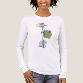 抽象的なバラの花 トライブレンドＴシャツ
