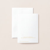 抽象的なバレリーナ スワン湖 箔カード (裏面封筒付き)