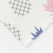 抽象的なパイナップル フリースブランケット (角)